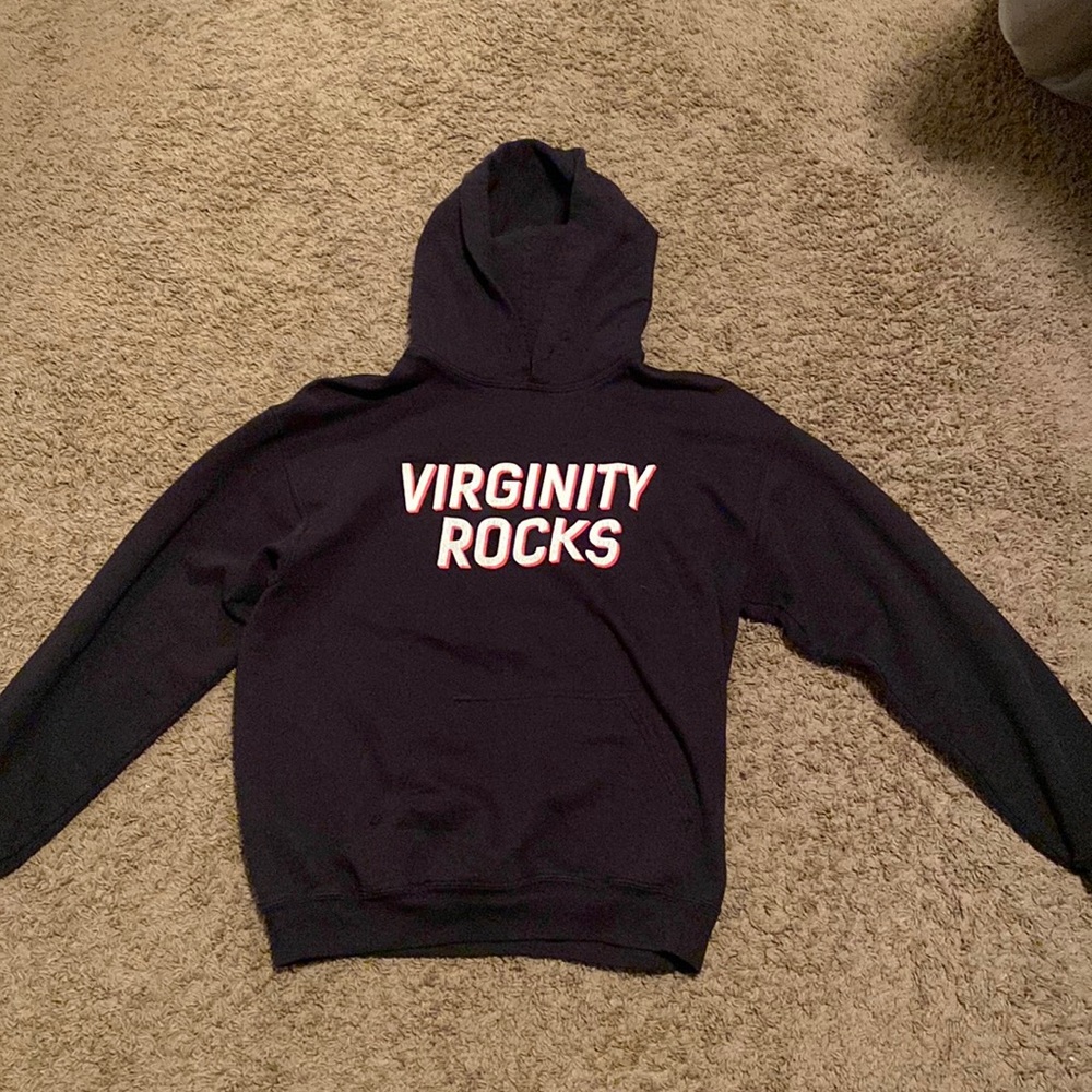 Black Virginity Rocks hoodie